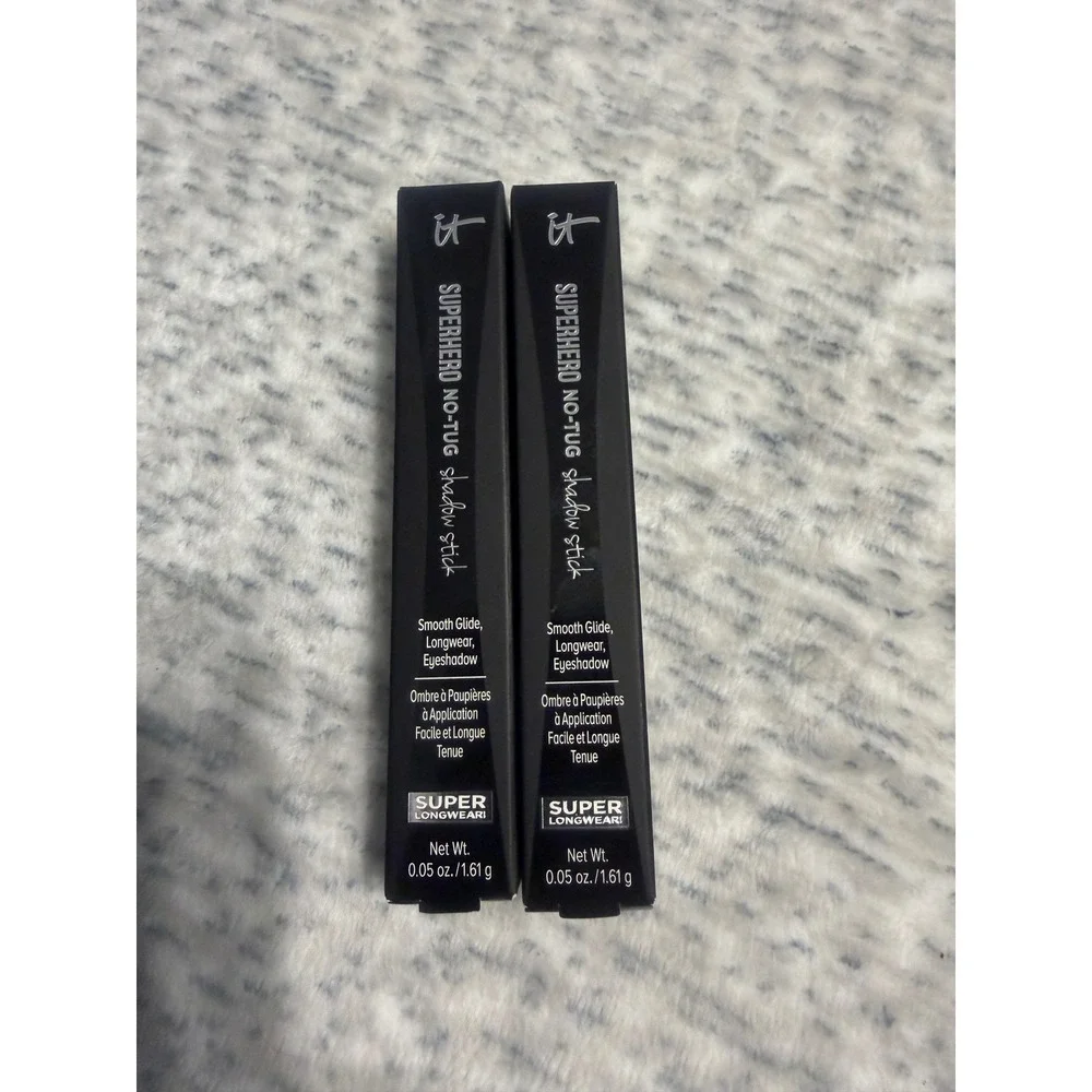 IT Cosmetics Superhero No Tug Shadow Stick‎ Gallant Gold Longwear 2pack NWT